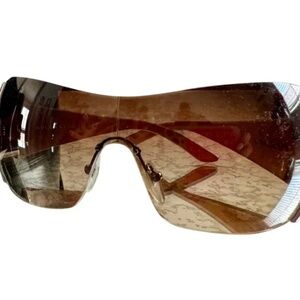 Frameless brown Bvlgari Sunglasses